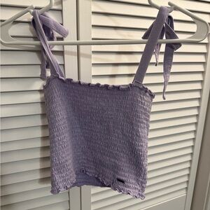 Lavender Smocked Top